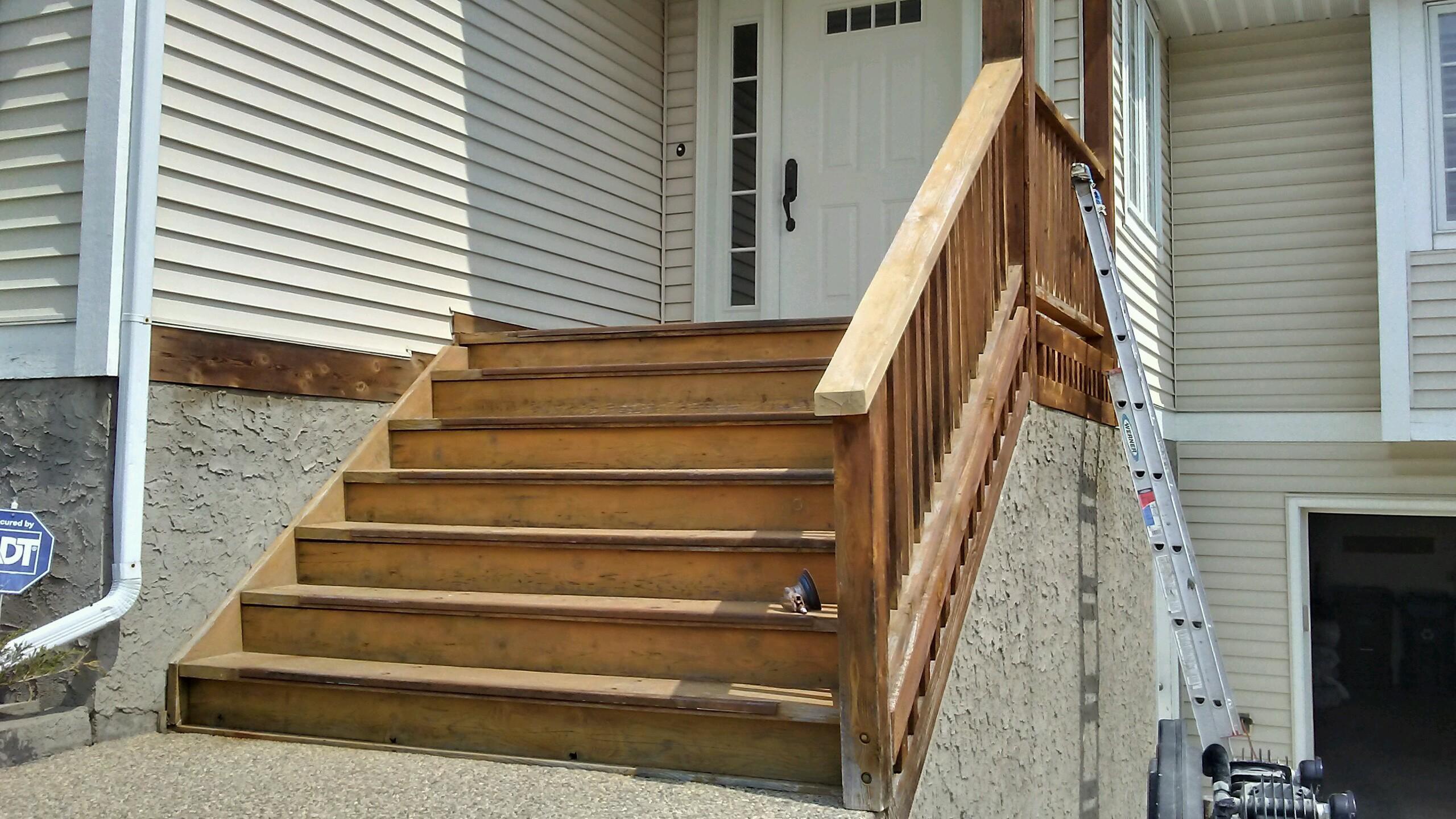 Front Stairs Before